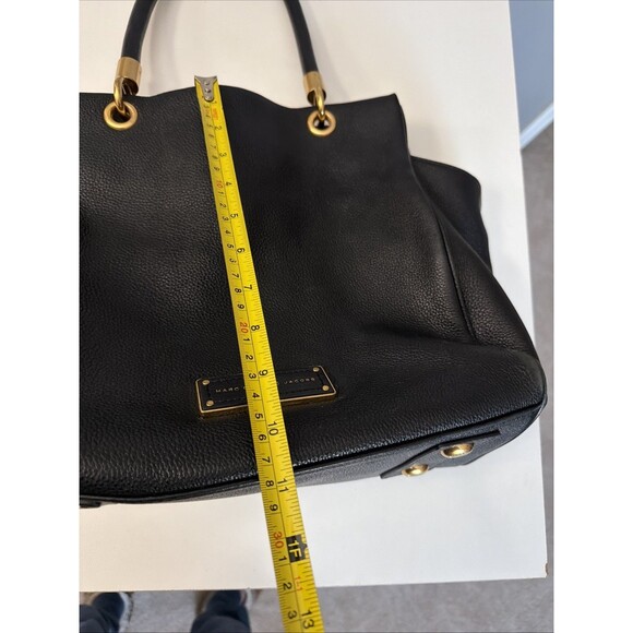 Marc Jacobs Burgundy Pebble Leather Too Hot To Handle Classic Lined Satchel Bag - Picture 15 of 16